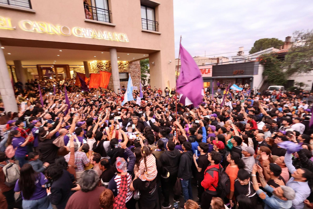 Las fotos que publicó el presidente Javier Milei en redes a su llegada en Catamarca